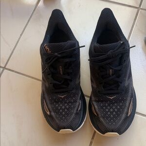 Hoka Black Athletic Shoes Clifton 9